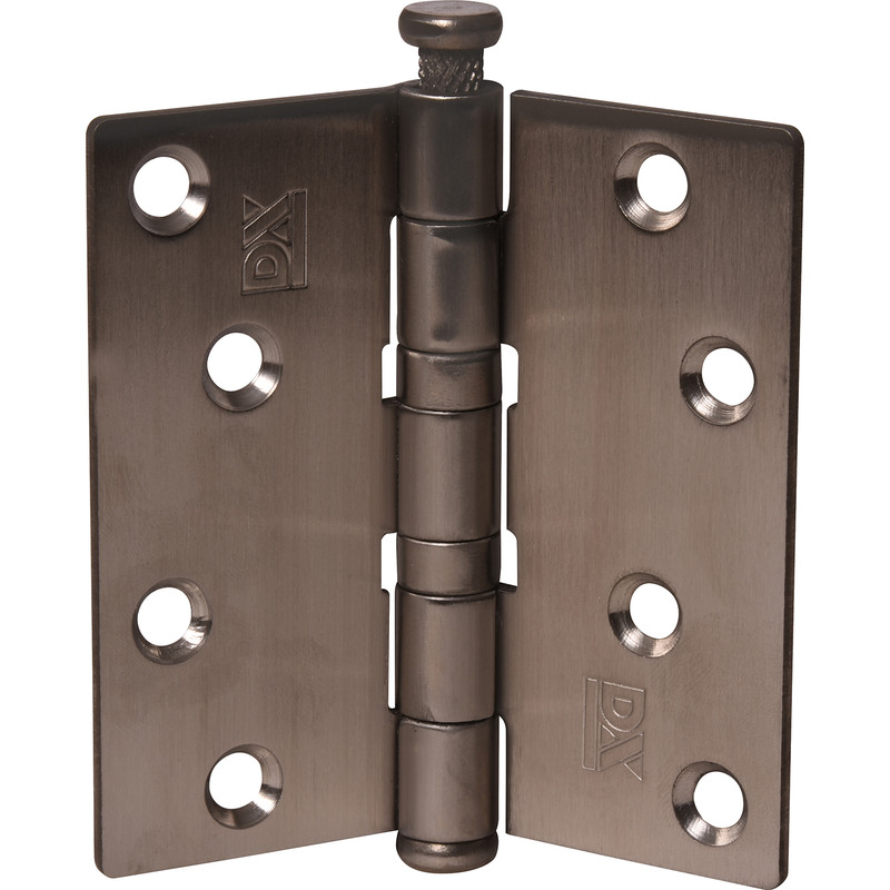 DX kogellagerscharnier RVS 89x89mm