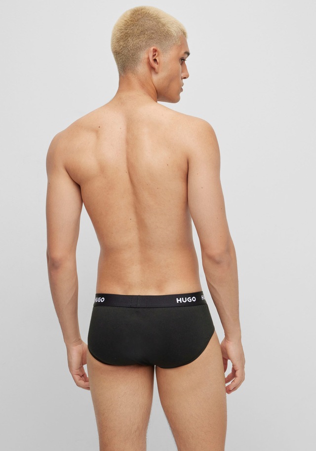 HUGO Underwear Hüftslip »HIPBRIEF TRIPLETPACK« mit modischem HUGO Logo-Elastikbund