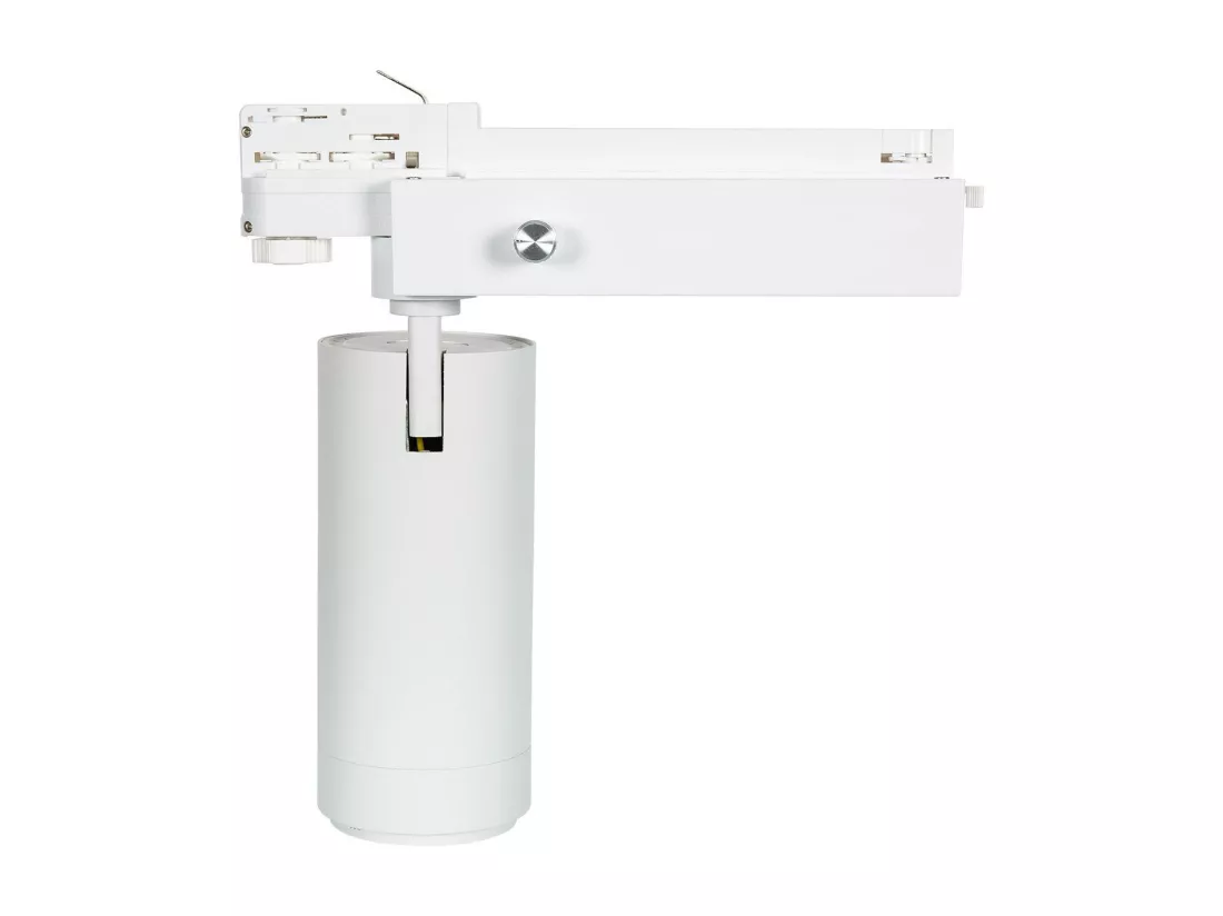 Spot LED sur Rail Triphasé 30W Dimmable Wolf Multiangle 15-60º Blanc 3000K Blanc chaud