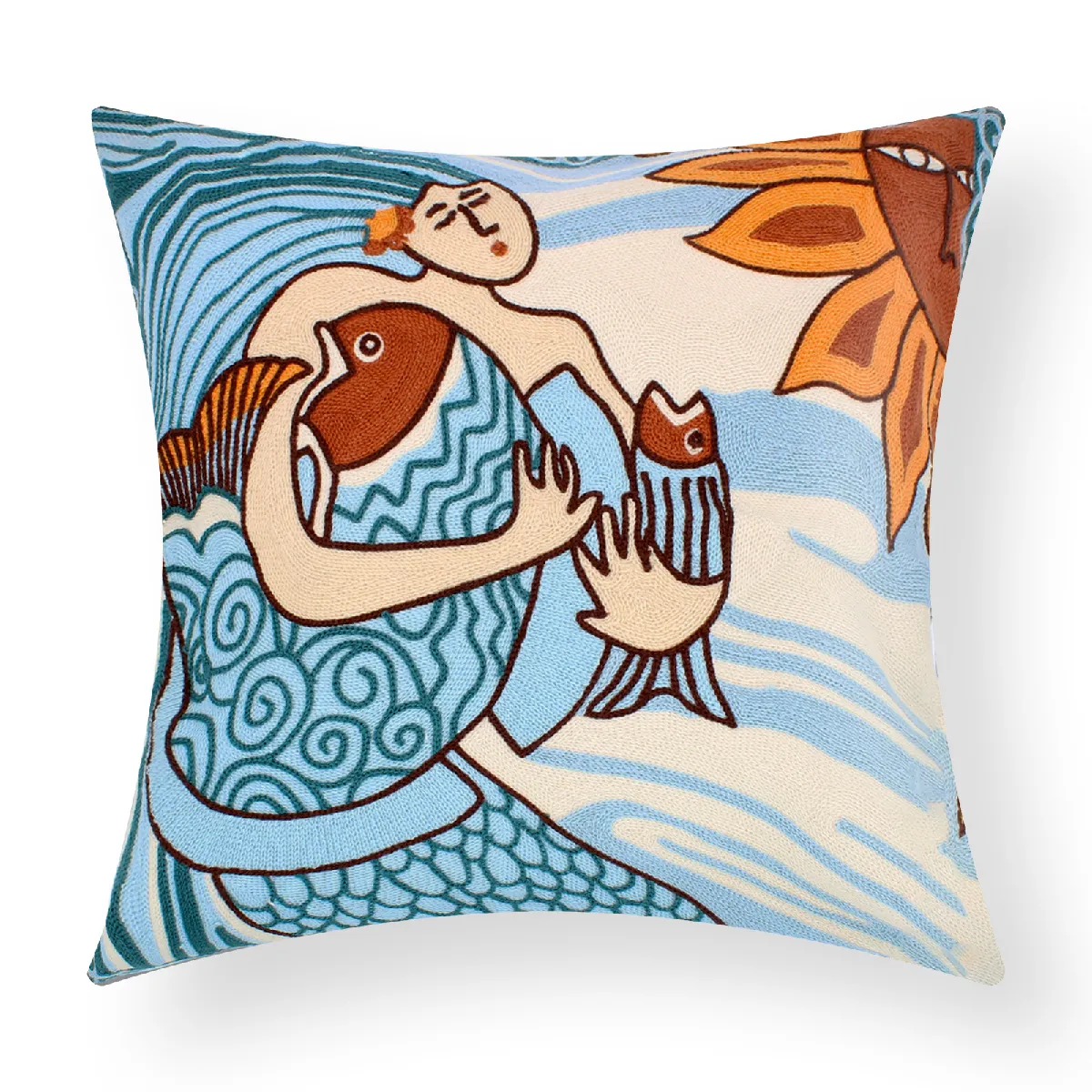 AVIZAR Housses de Coussin - Art Sunna 45x45 cm