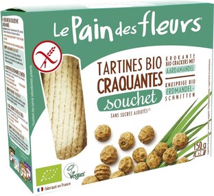 Le Pain des Fleurs Aardamandelcrackers 150GR