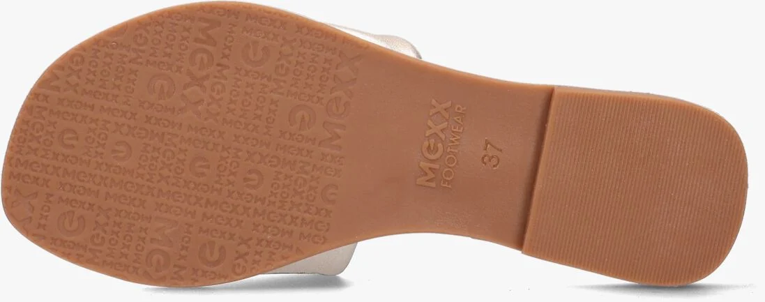 MEXX gouden mexx slippers jolie