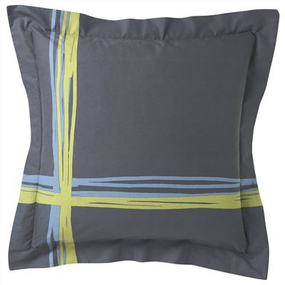 Linge de lit lignes et carreaux - BECQUET CRÉATION