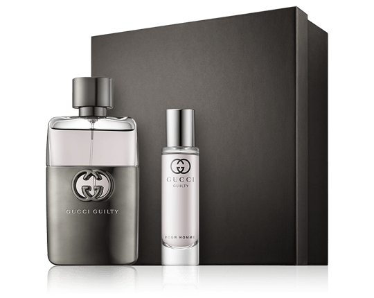 Gucci Guilty pour Homme Set mit EdT Travel Spray 50ml-15ml