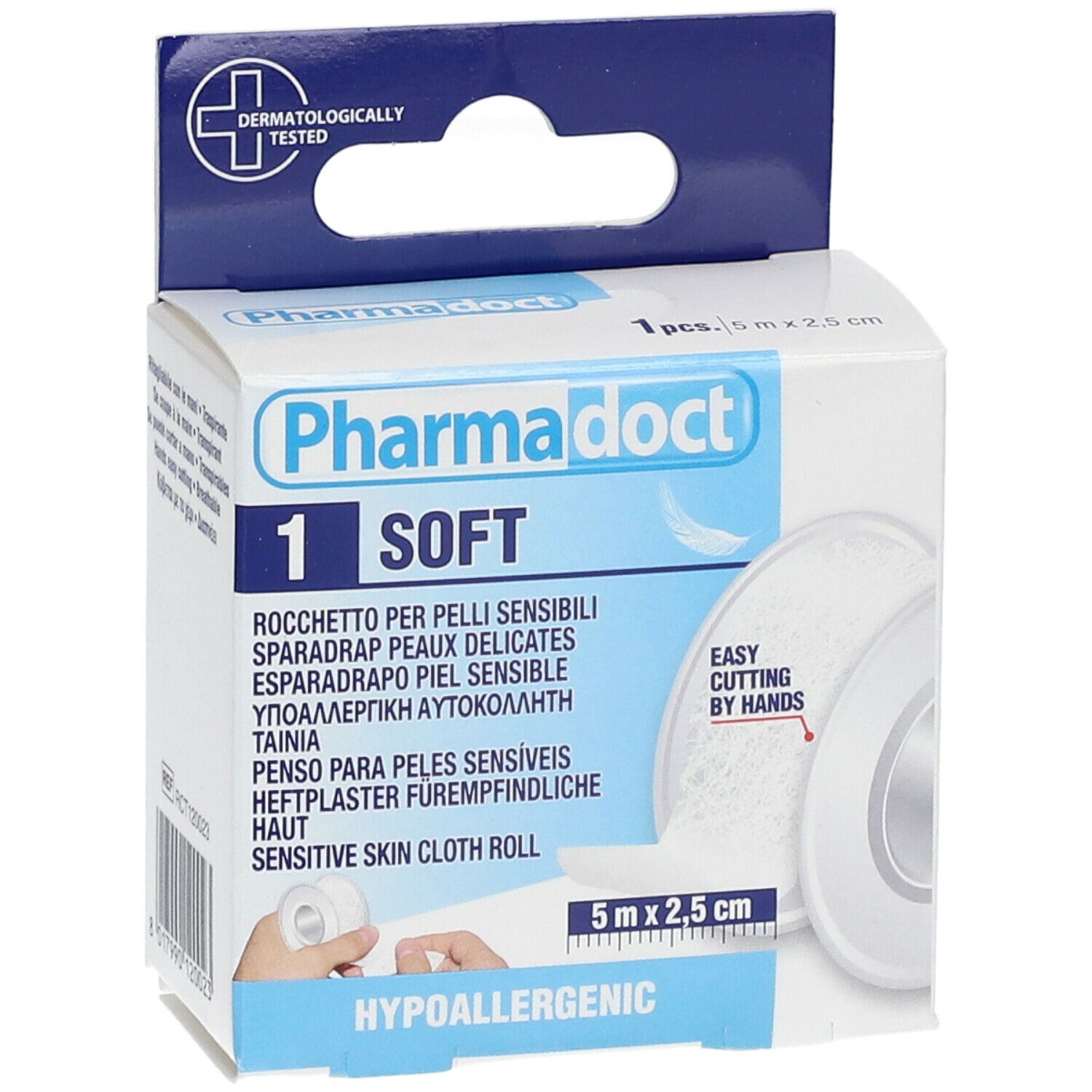 Pharmadoct Heftpflaster hyperallergisch 5 m x 2,5 cm