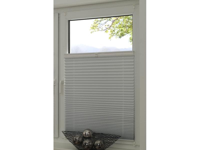 Gardinia Plissée Easyfix, Day & Night 40 x 130 cm, Weiss Plissée mit Tag und Nacht Funktion