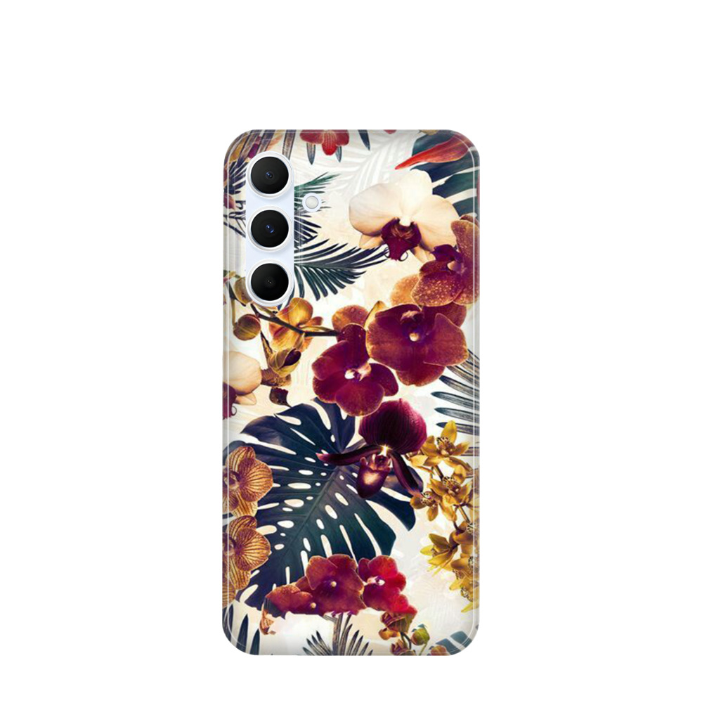 Samsung Galaxy A55 Kunststoff Hülle Exotische Oase - Rot