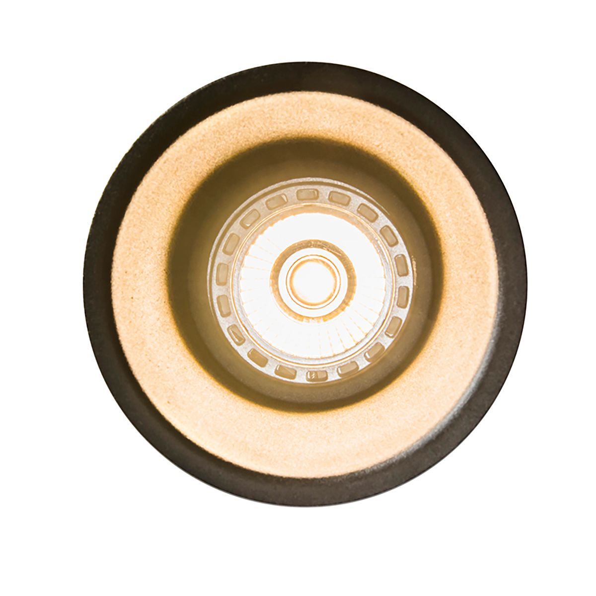 Set van 12 moderne inbouwspots zwart - Dept