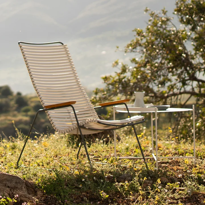 HOUE - CLICK Outdoor Lounge Chair, olivgrün