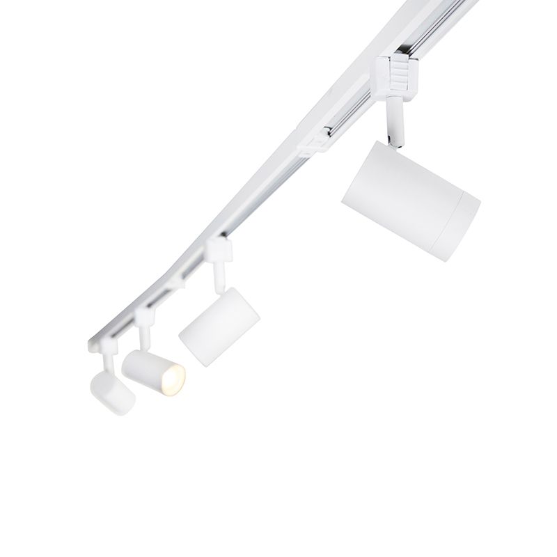 Modern railsysteem met 14 spots wit 1-fase  - Iconic Jeana