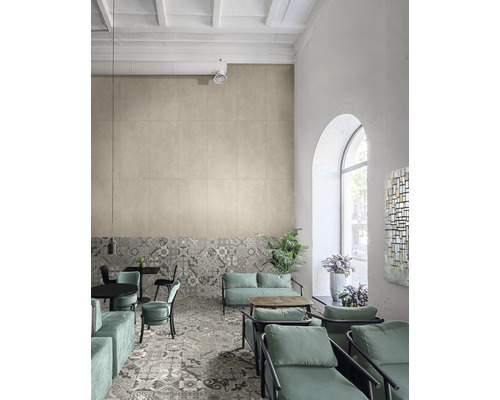 Porseleinen steengoed wand- en vloertegel Fusion 60 x 120 x 0,95 cm mat gerectificeerd