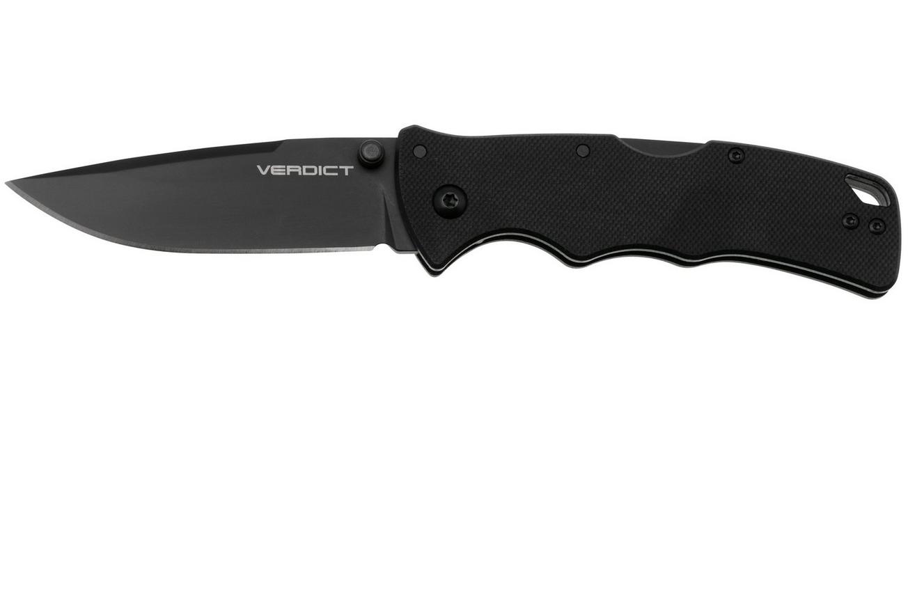 Cold Steel Verdict Spear Point FL-C3SP10A, DLC AUS10A, Black G10, zakmes