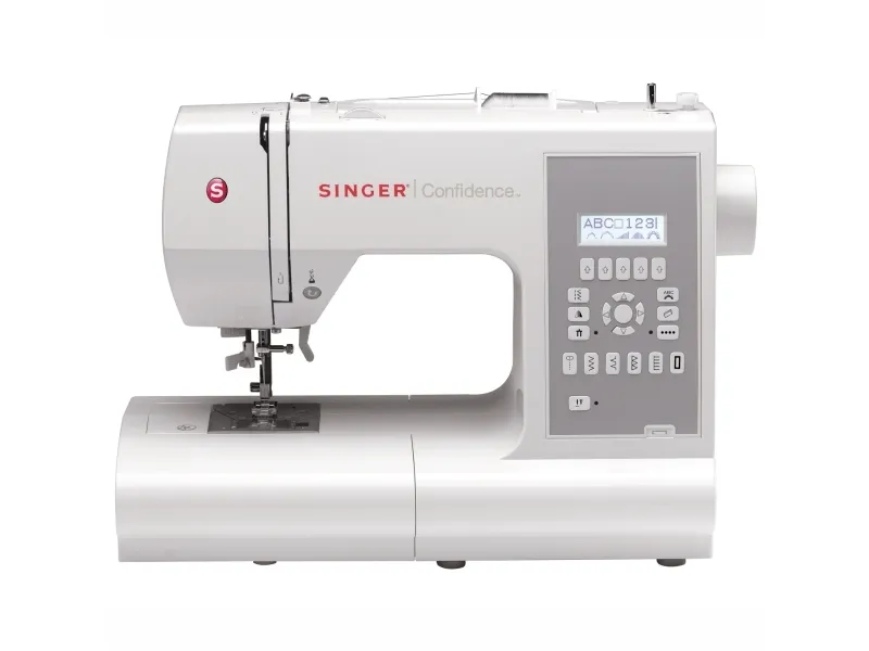 [OUTLET] - Singer Confidence 7470 - Symaskine - 225 søm - 6 et-trins knaphuller - LCD display
