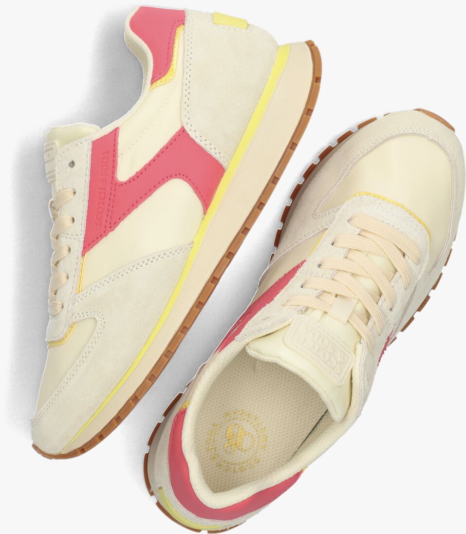 SCOTCH & SODA beige scotch & soda lage sneakers inez
