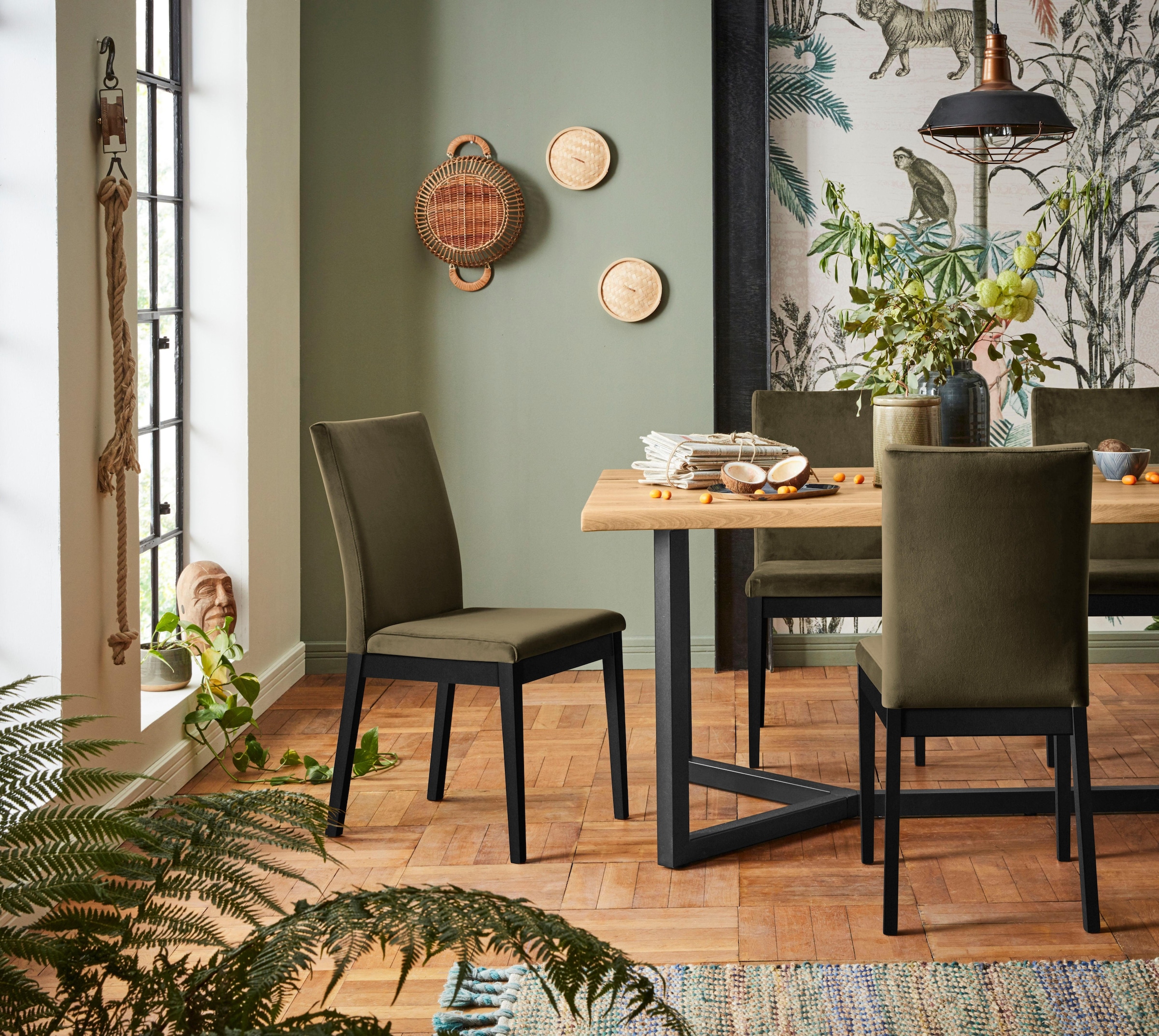 Home affaire Stuhl »Dendres« (Set) 2 Stk.
