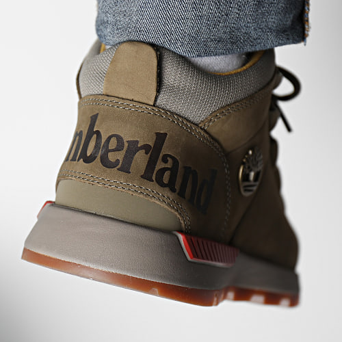 Baskets Sprint Trekker Mid A61JG Olive Nubuck