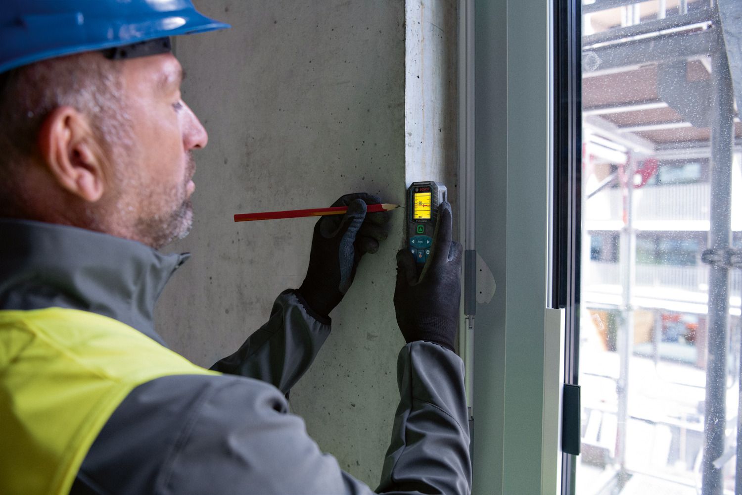 Bosch Professional GLM 50-25 G Laserafstandsmeter groen 50m in etui - 0601072V00
