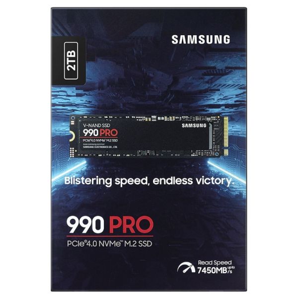 SSD Samsung 2TB 990 Pro M.2 PCIe 4.0 NVMe - MZ-V9P2T0BW