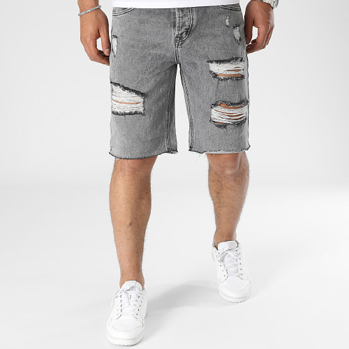 Short Jean Gris Chiné