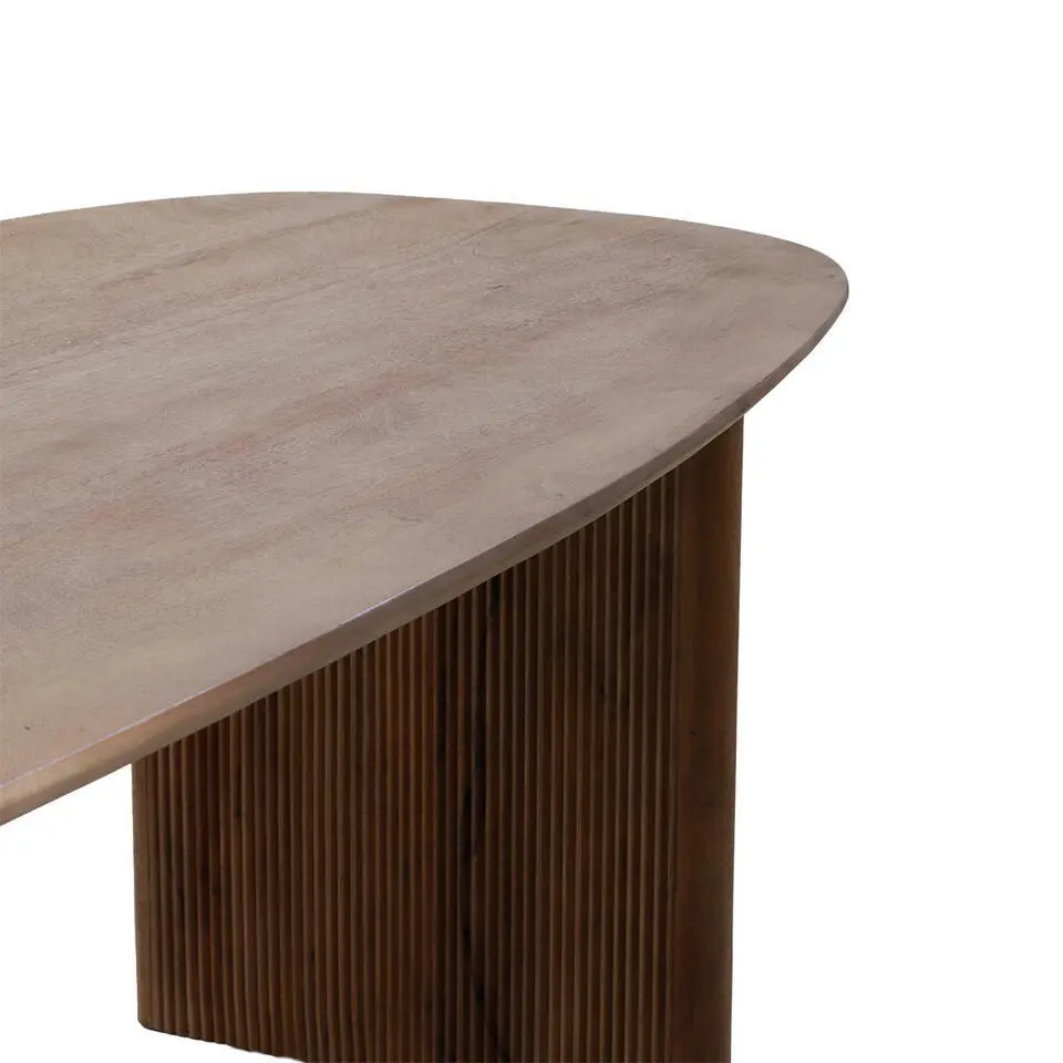 Eettafel Naturel Mangohout - 210x100x76cm - Aya