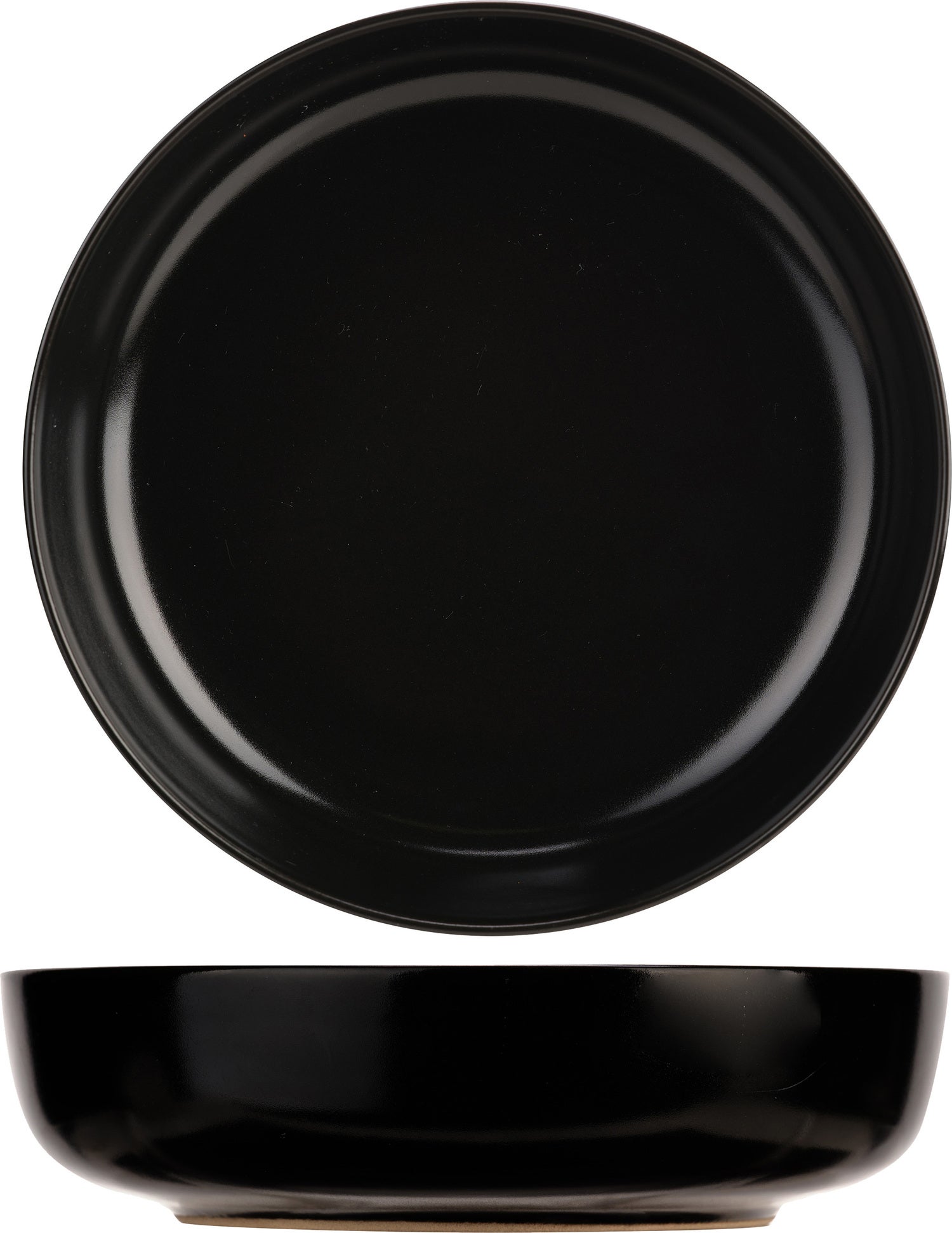 Cosy & Trendy diep bord Baltic zwart D 18,5 H 5 cm
