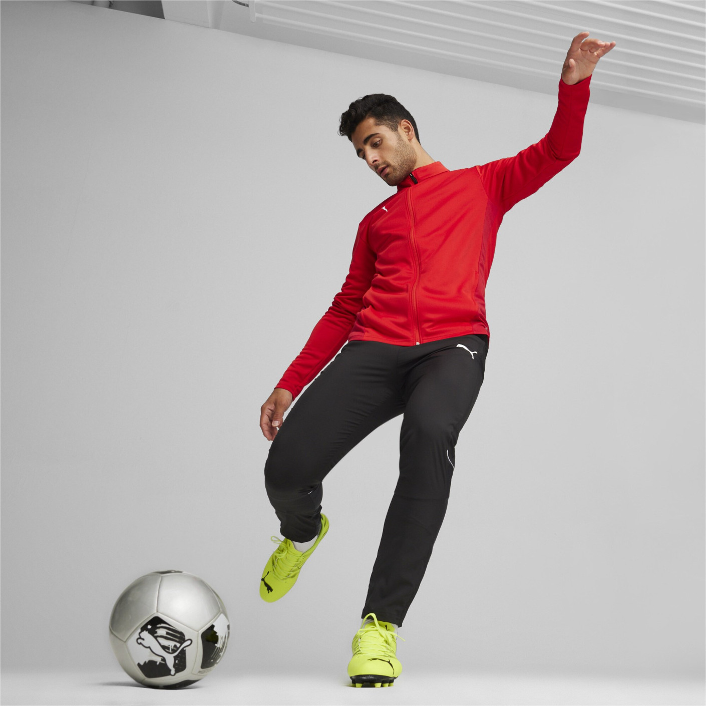 PUMA teamGOAL Trainingsjack Rood Wit