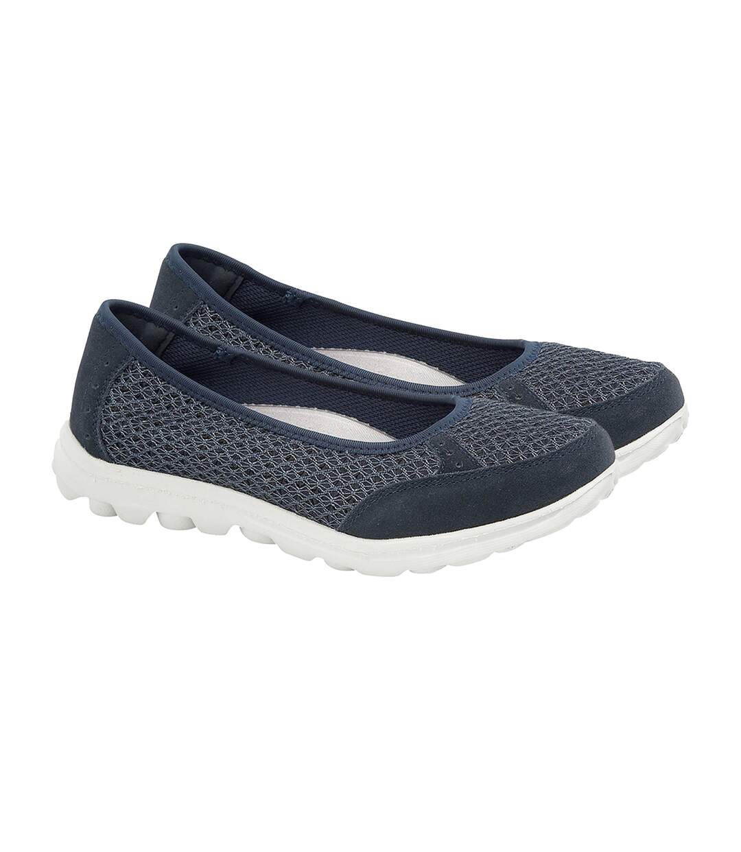 Boulevard - Chaussures ouvertes à mémoire de forme - Femme (Bleu marine) - UTDF1338