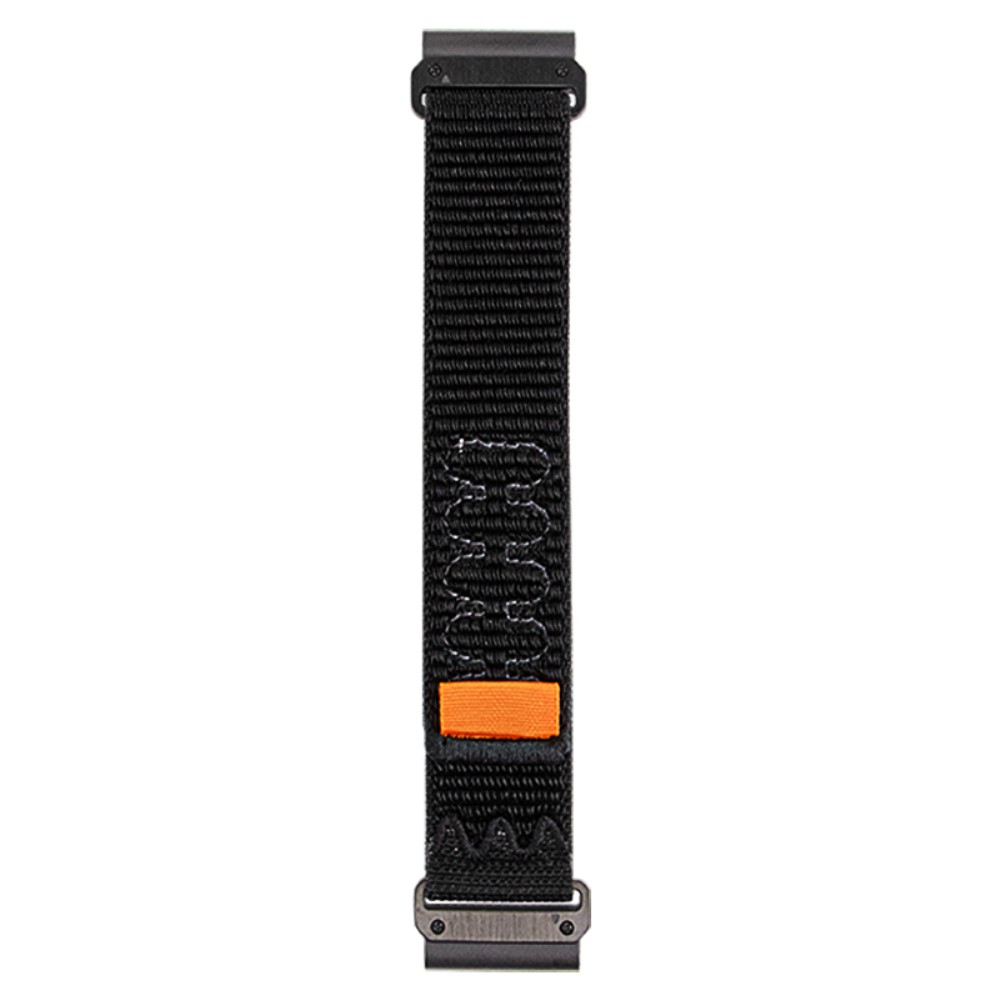 Garmin Fenix 5X Nylon Quickfit Armband (Gelenkumfang: 160-220 mm) - Schwarz / Orange