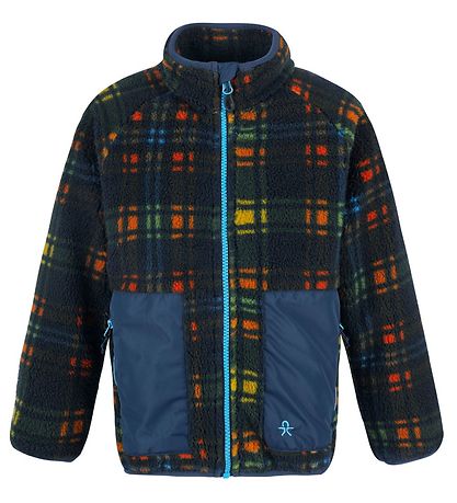 Color Kids Fleecejakke - Total Eclipse m. M?nster