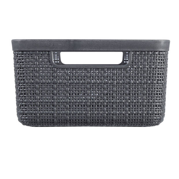 Curver Jute Mandje - S 5L - Donkergrijs