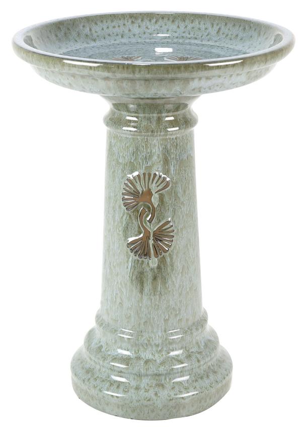 Dehner Keramik-Vogeltränke, ca. Ø41/H57 cm