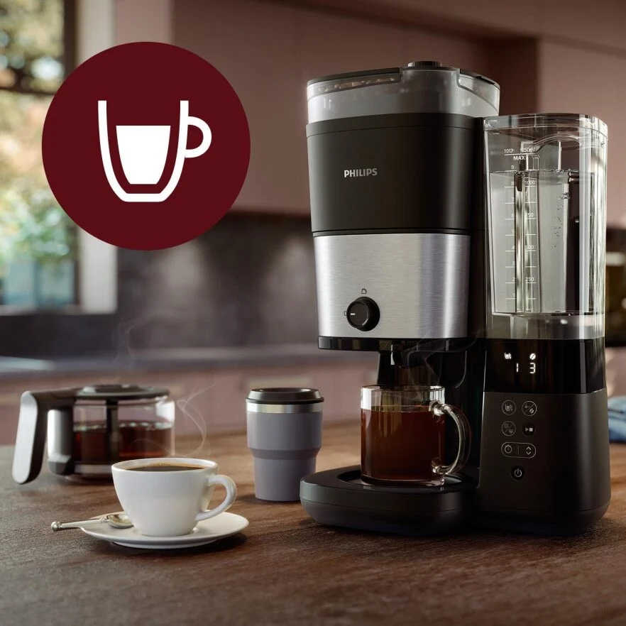 Philips - Grind&Brew Kaffemaskine (HD7888/01)