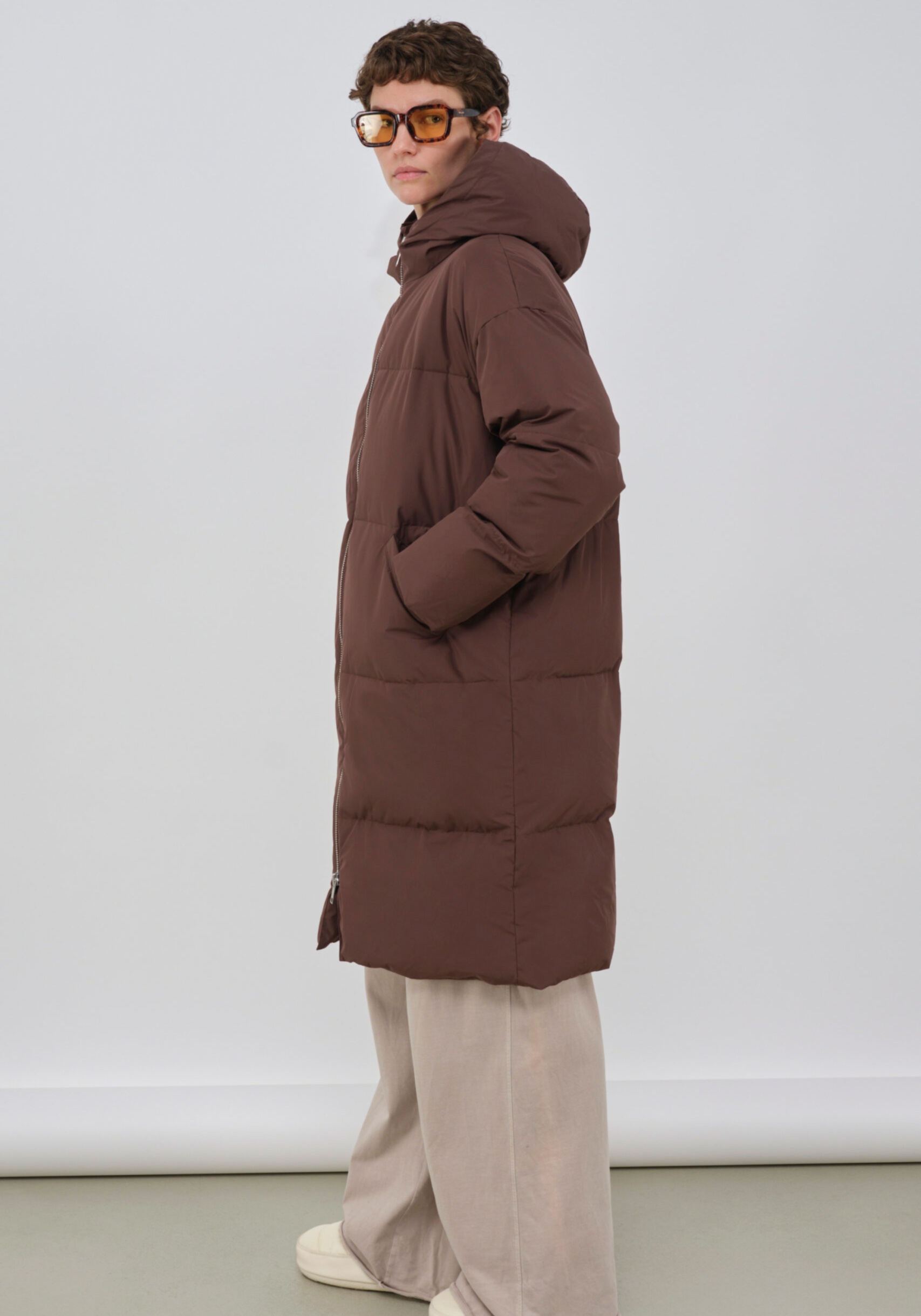 Embassy of Bricks and Logs Puffer-Coat Elphin French Roast