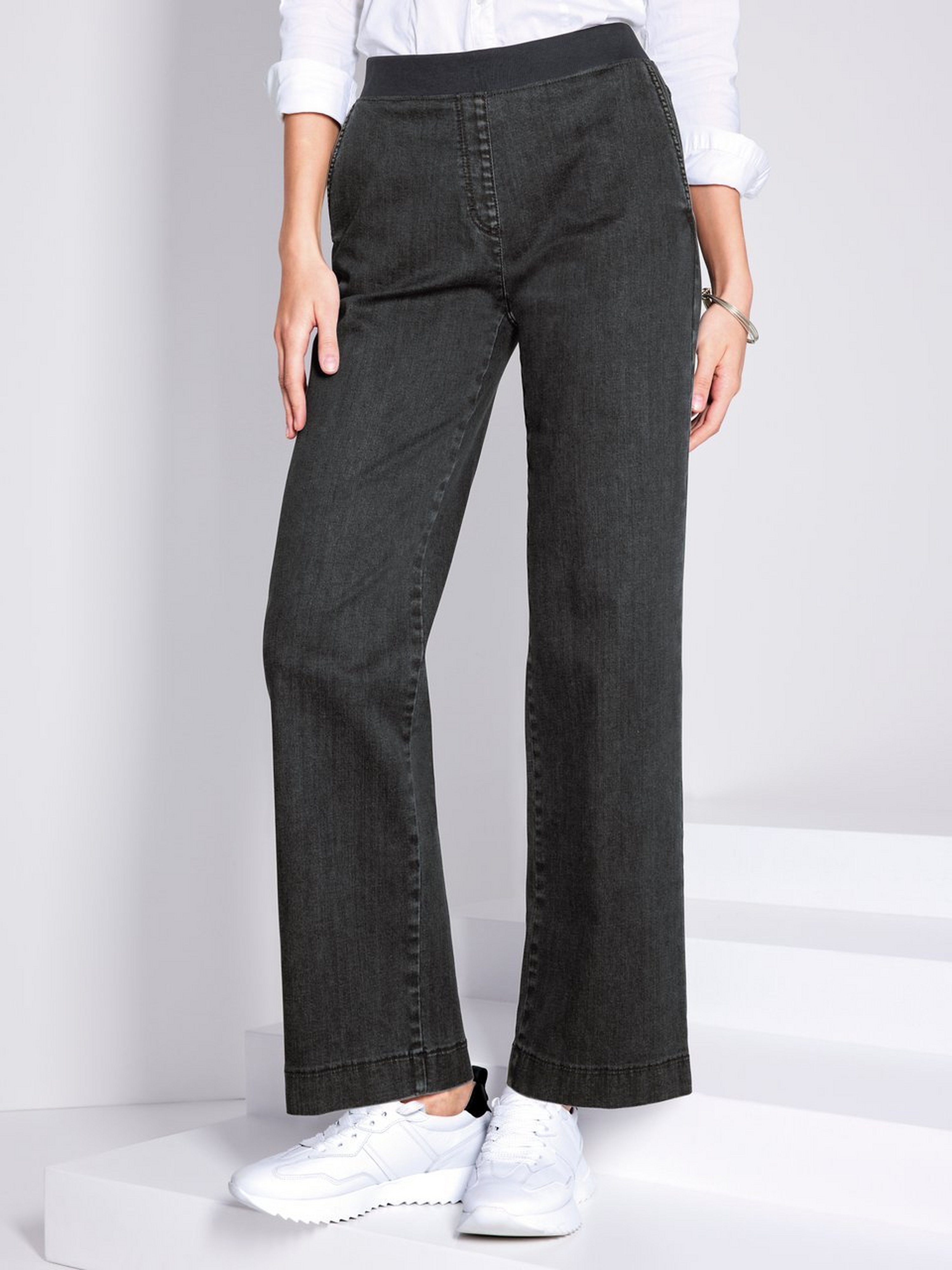 Schlupf-Jeans