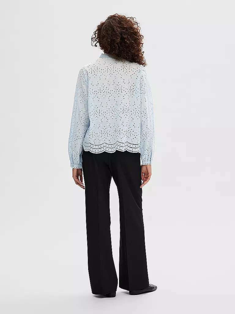 SELECTED FEMME Bluse SLFTATIANA hellblau