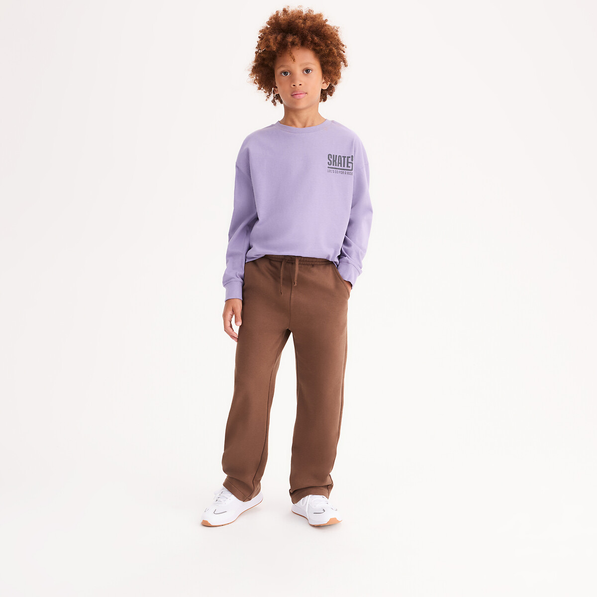 COLEÇÕES LA REDOUTE<br>Calças de jogging achatadas