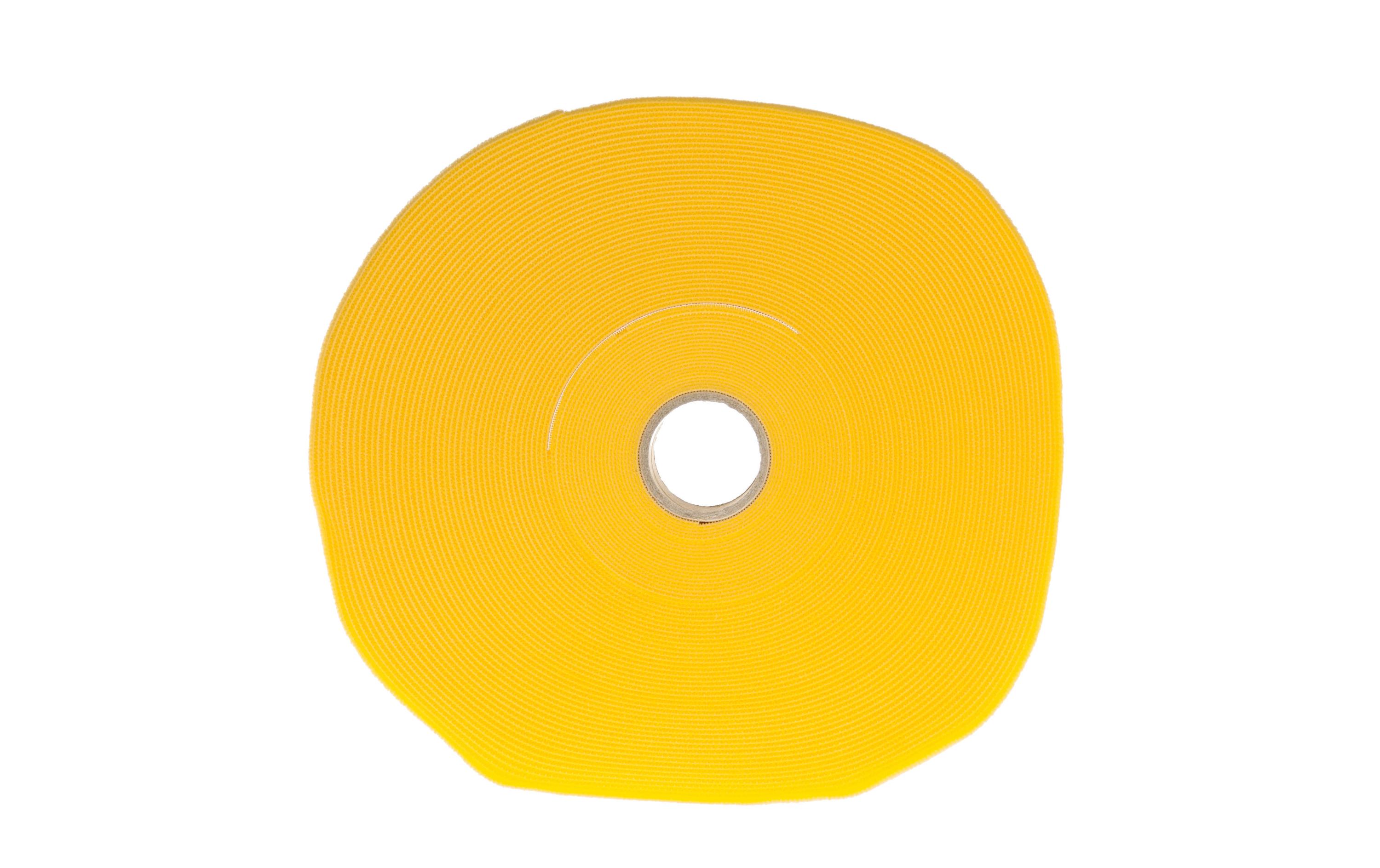 Klettband-Rolle ETN Fast Strap 30 mm x 25 m, GelbKlett-Kabelbinder, 30 mm x 25 m, gelb