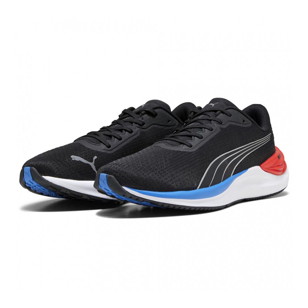 Puma ELECTRIFY NITRO - Chaussures running Homme puma black/for all time red