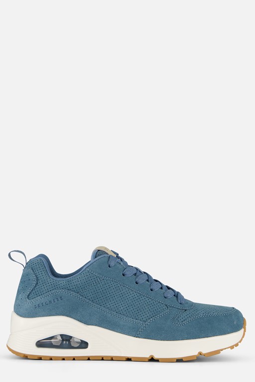Skechers Uno Stand On Air sneakers blauw Suede