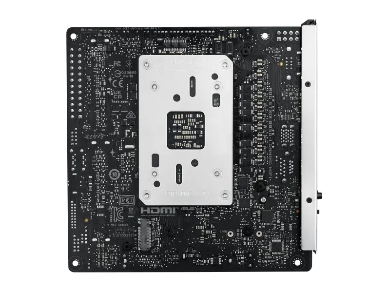 ASUS ROG STRIX B850-I GAMING WIFI - Bundkort - mini ITX - Socket AM5 - AMD B850 Chipset - USB-C 3.2 Gen 2x2, USB-C 3.2 Gen2, USB 3.2 Gen 2, USB 3.2 Gen 1 - 2.5 Gigabit LAN, Wi-Fi 7, Bluetooth - onboard grafik (CPU påkrævet) - HD Audio (8-kanaler)