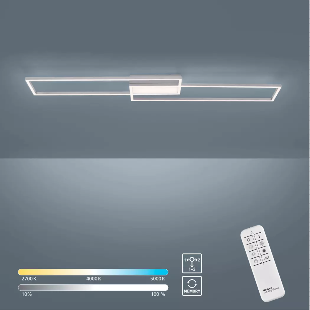 LED-Deckenleuchte Asmin
