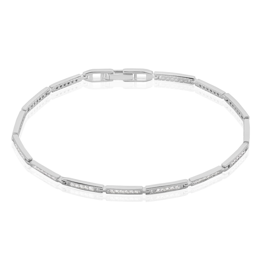Bracelet Celoni Argent Blanc Oxyde De Zirconium