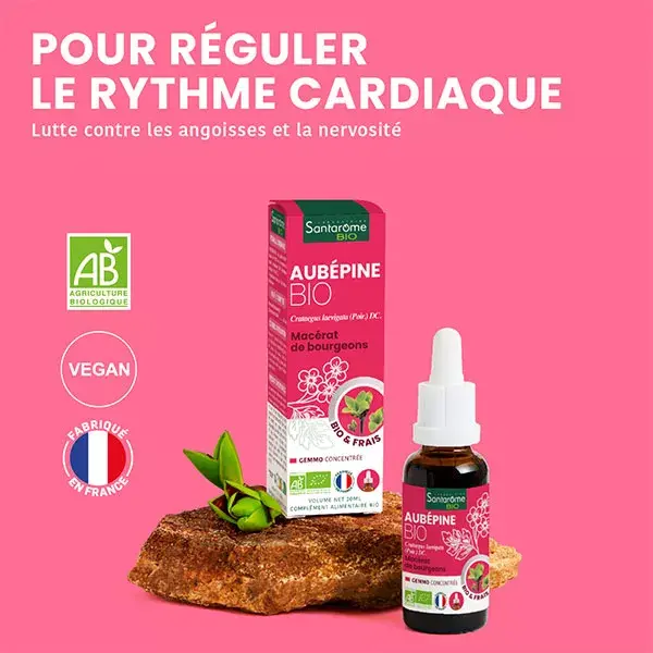 Santarome Bio - Broto de Espinheiro Orgânico - Gemoterapia - Frasco de 30ml