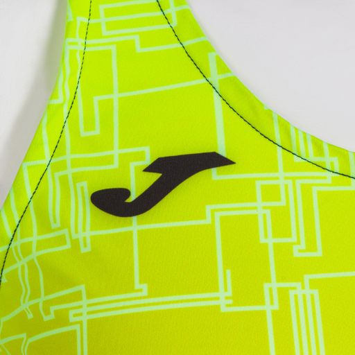 Regata Joma Elite VIII Amarelo Fluorescente Azul Marinho