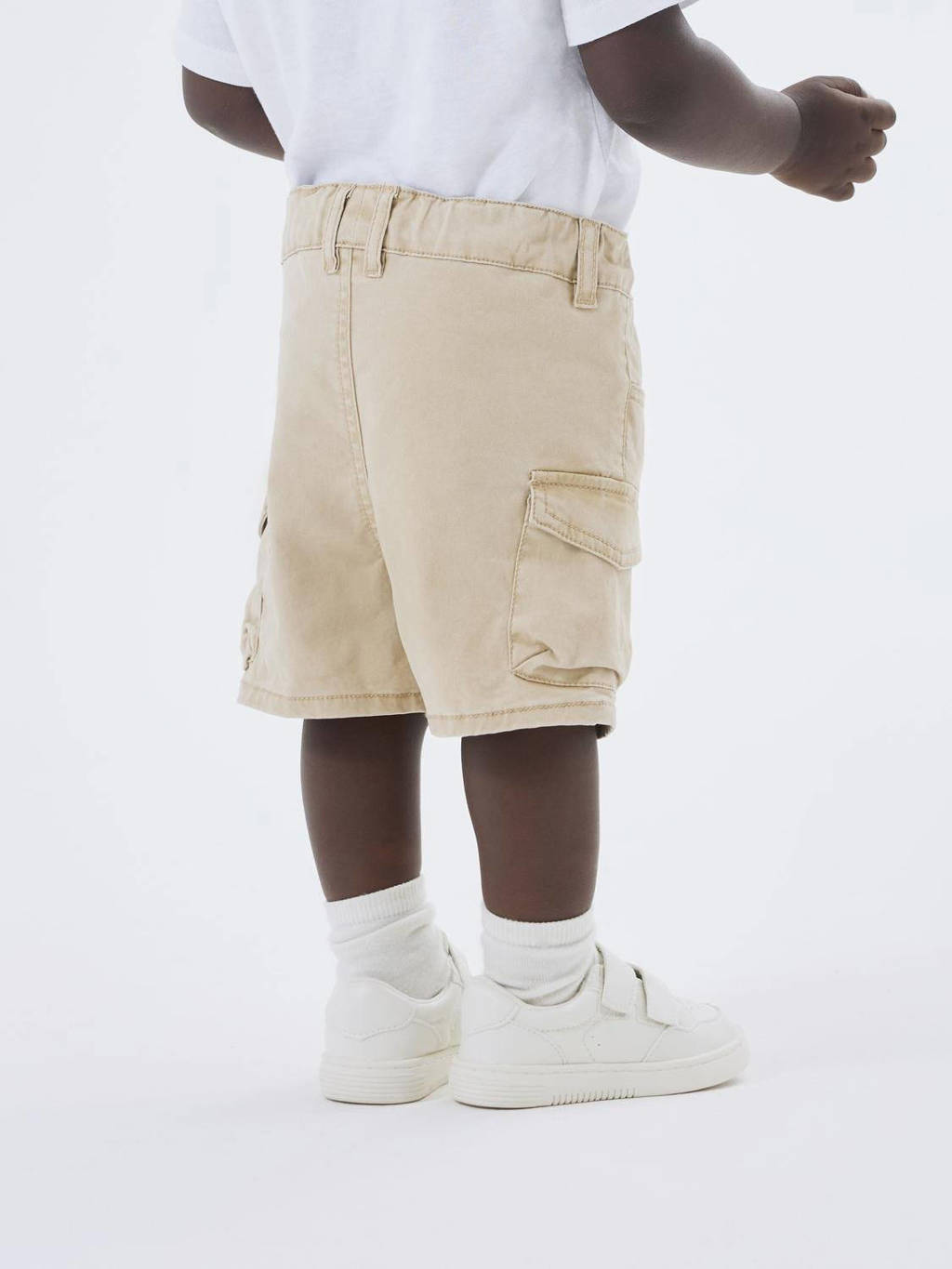 NAME IT loose fit cargo short NMMBEN beige