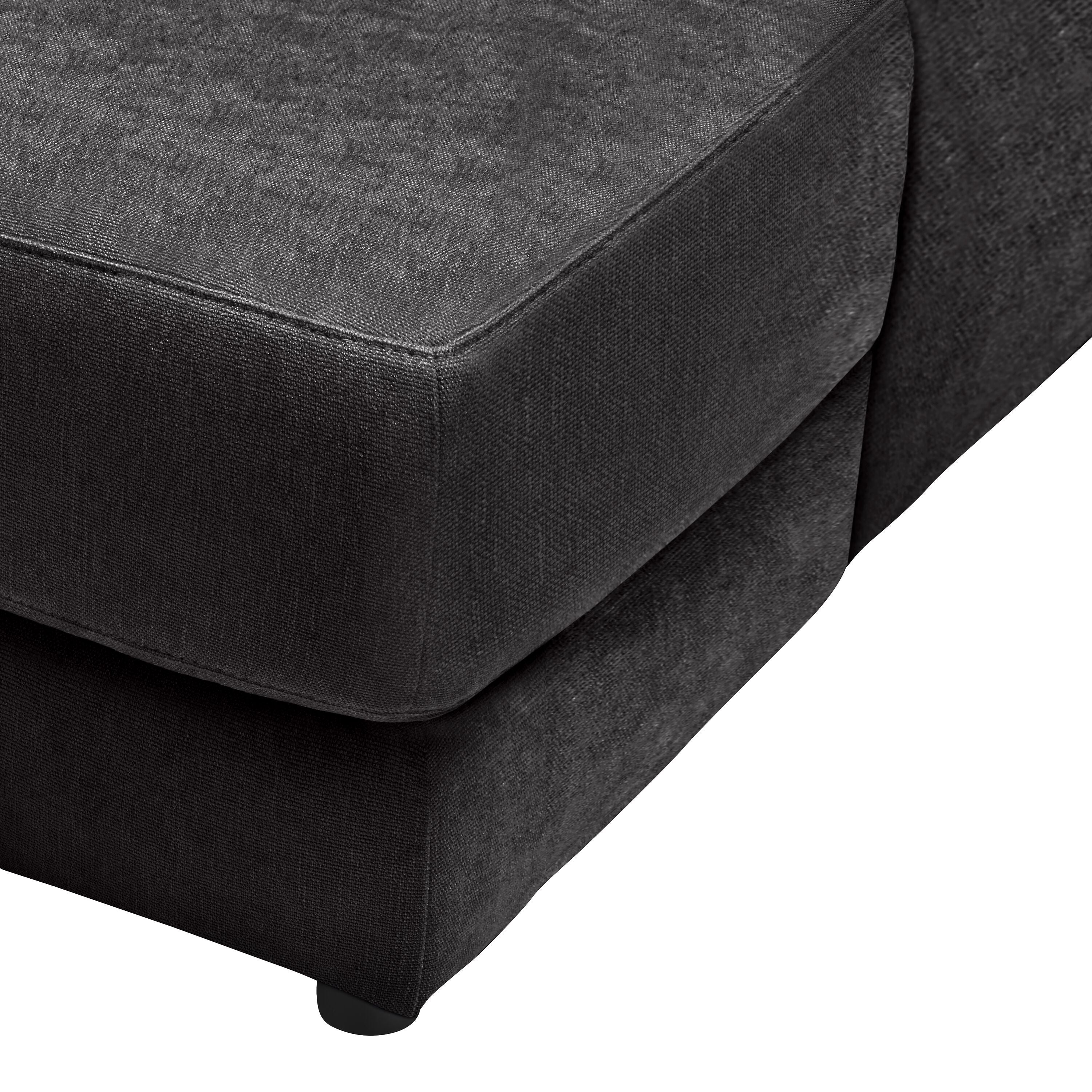 HARRISON Ecksofa - Schwarz / B: 250.0 cm x T: 170.0 cm x H: 85.0 cm