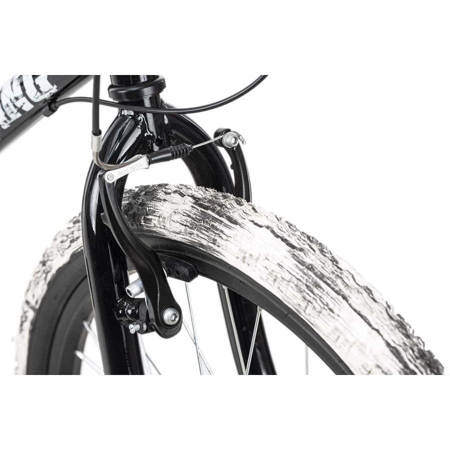 KS Cycling Kinderfahrrad 24'' Crusher Schwarz-Weiß