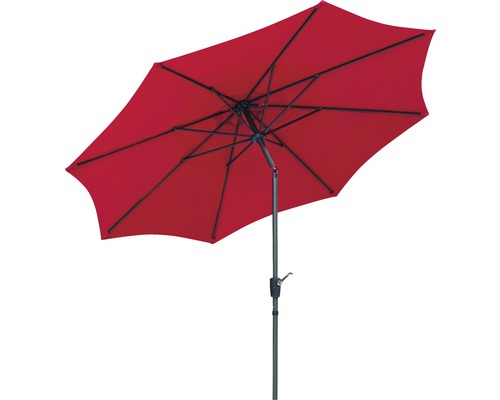 Schneider parasol 270 x 270 x 260 cm Harlem polyester 180 g/m² rood