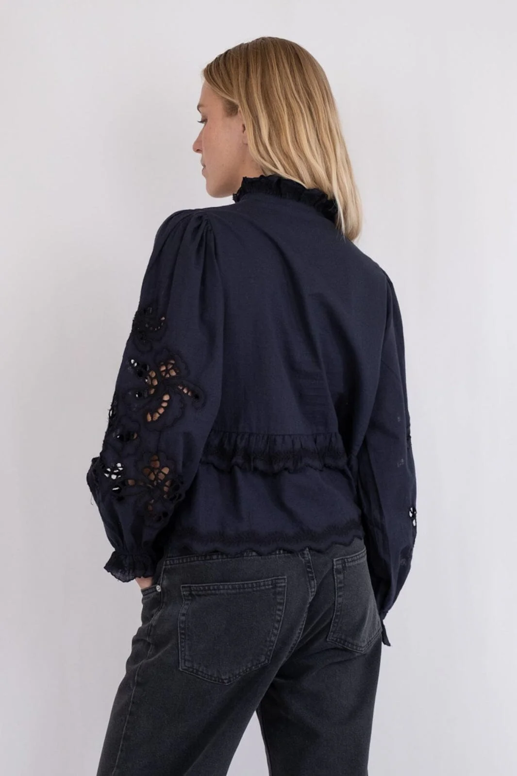Neo Noir Kimmo Embroidery Blouse