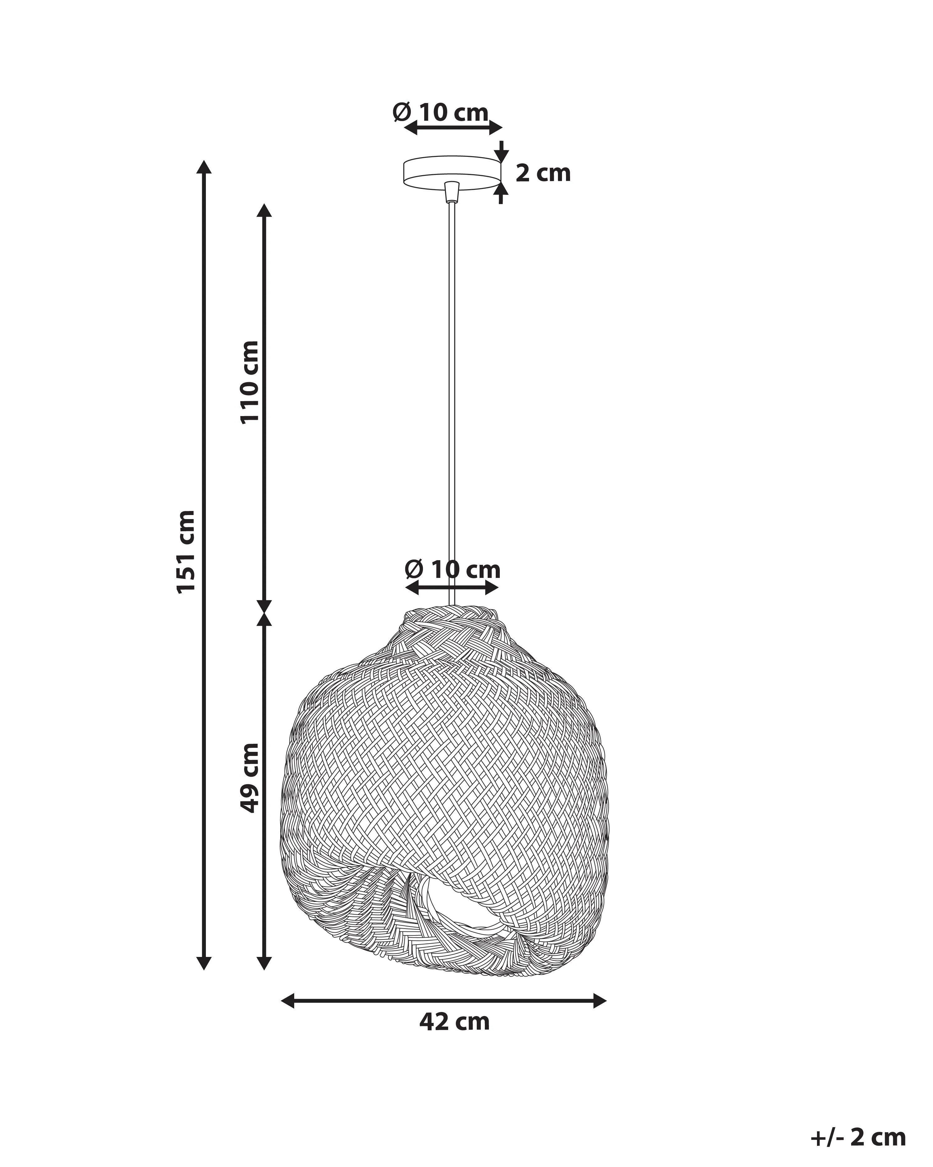 Hanglamp GURABO Bamboehout Natuurlijk